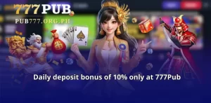 Daily deposit bonus